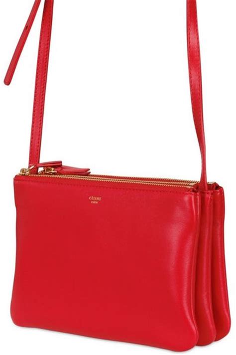 celine trio cabas solo leather shoulder bag|Celine Shoulder bags for Women .